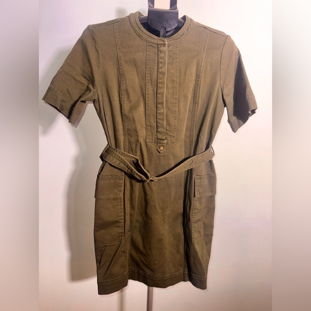 Banana Republic Olive Mini Dress with Belt